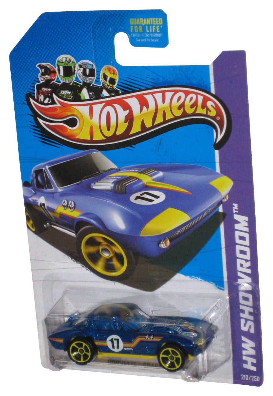 Hot Wheels HW Showroom (2012) Blue Corvette Grand Sport Toy Car 210/250