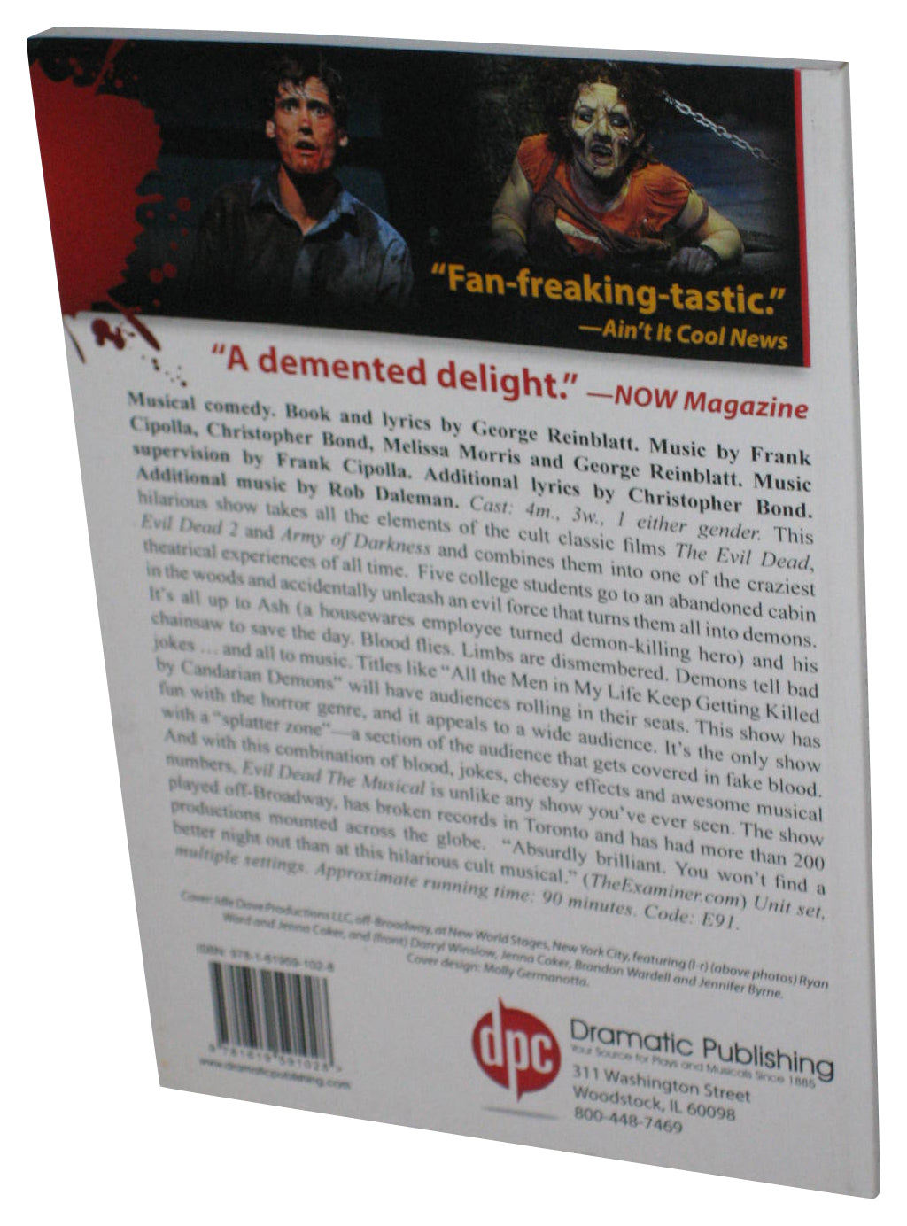 Evil Dead The Musical (2016) Paperback Book