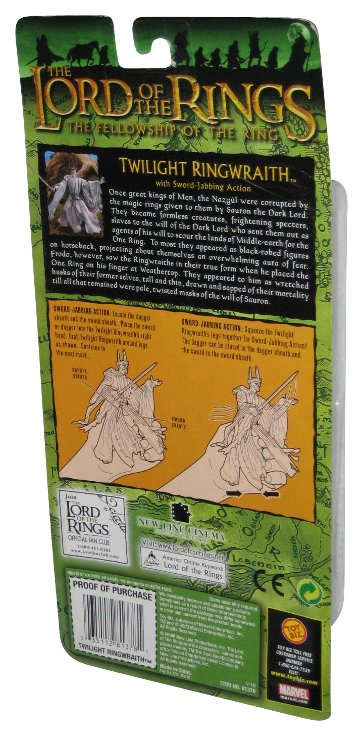 Lord of The Rings Fellowship of Ring Twilight Ringwraith (2003) Toy Biz Action Figure