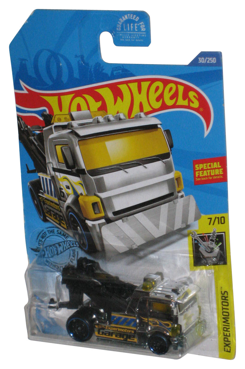 Hot Wheels Experimotors 7/10 (2017) Silver Heavy Hitcher Toy Truck 30/250