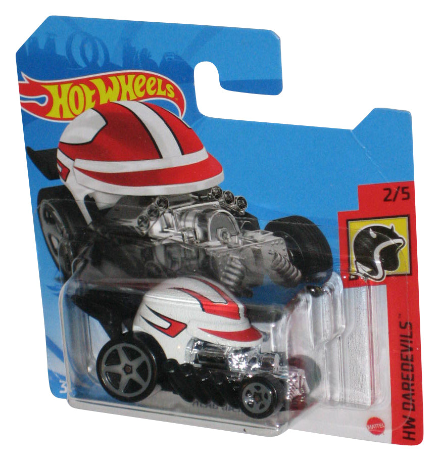 Hot Wheels HW Daredevils (2018) White Head Gasket Car 2/5 - (Short Card)