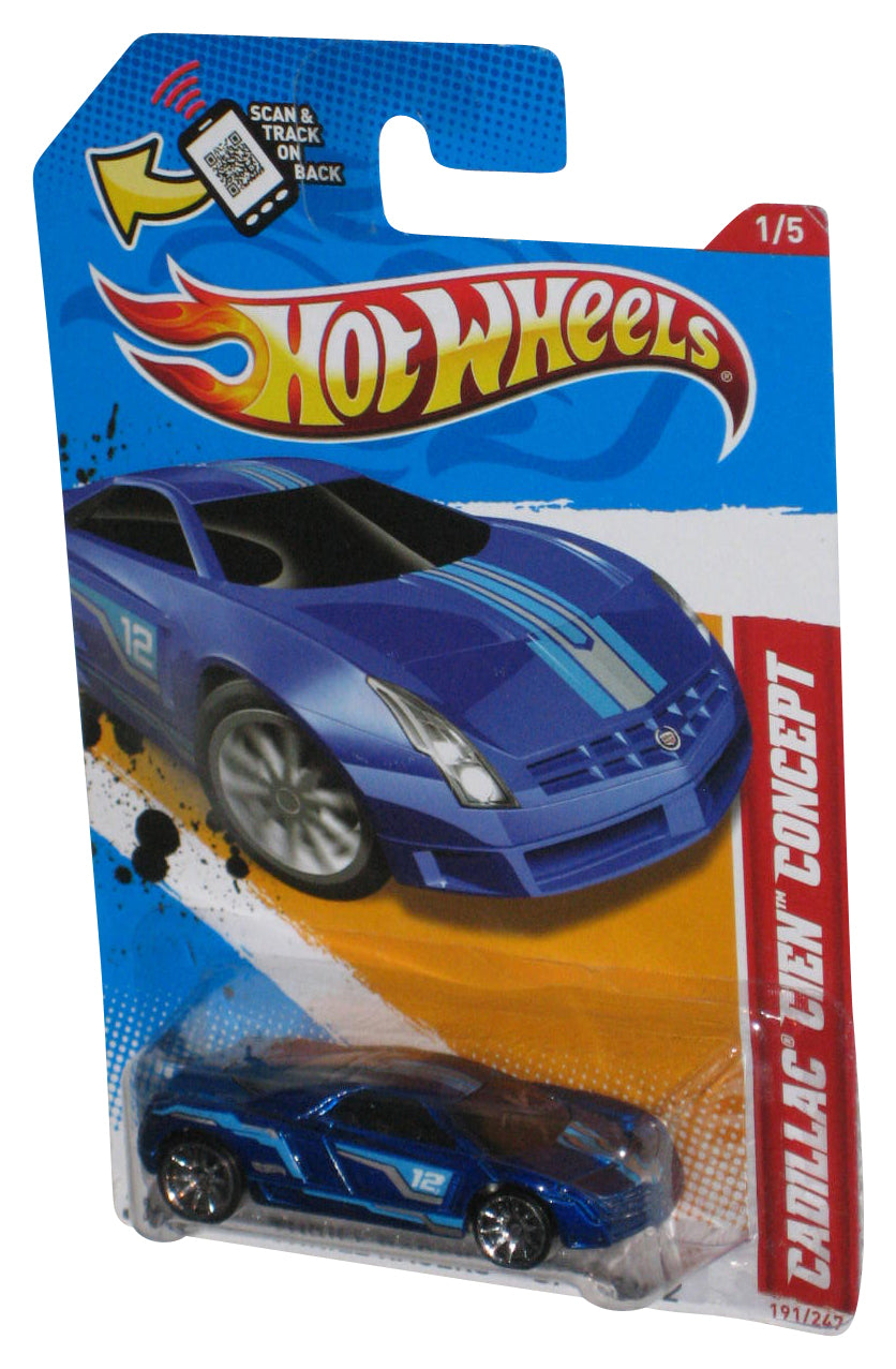 Hot Wheels Thrill Racers Space '12 Blue Cadillac Cien Concept Car 191/247
