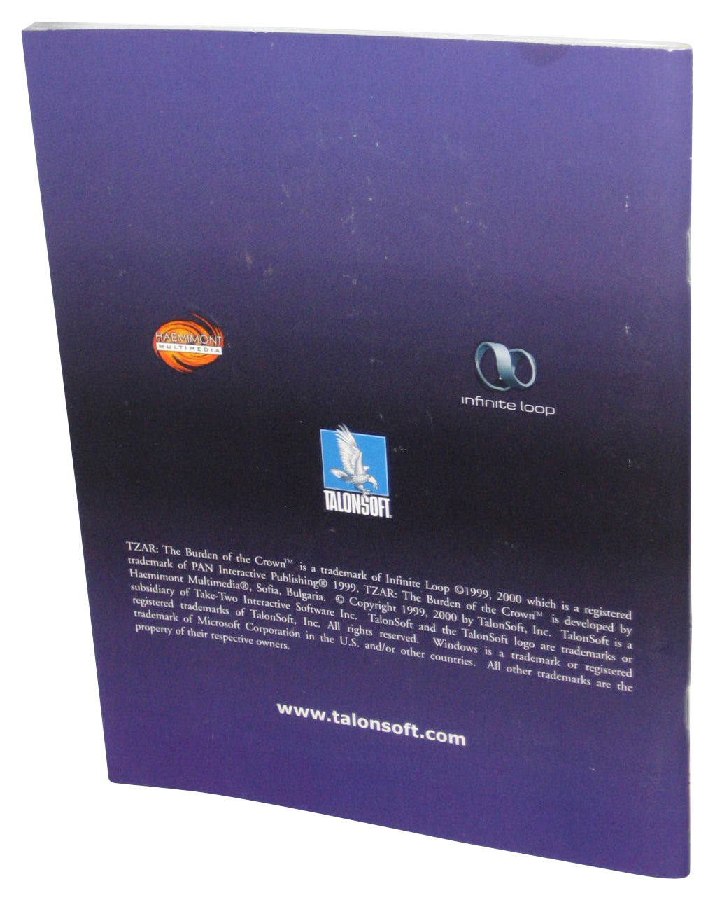 Tzar The Burden of The Crown Players Official Strategy Guide Book