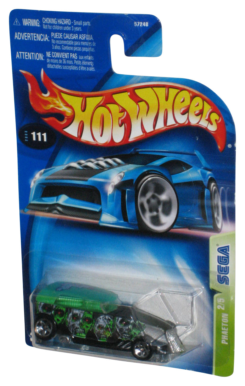 Hot Wheels House of The Dead Phaeton Sega (2003) Green & Black Car #111