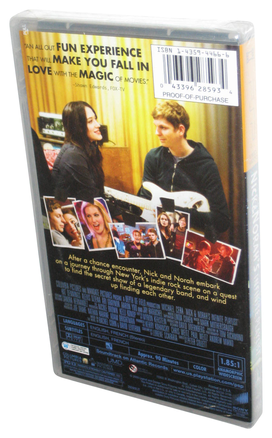 Nick & Norah's Infinite Playlist Sony PSP (2008) Video UMD Movie Disc