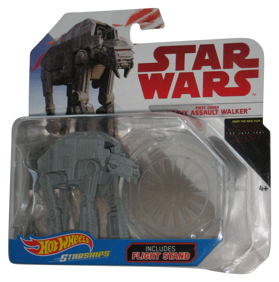 Star Wars Hot Wheels (2017) The Last Jedi First Order Heavy Assault Walker Starships Toy - (Damaged Packaging)