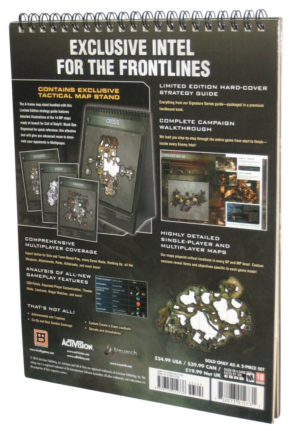 Call of Duty Black Ops Brady Games (2010) Multiplayer Tactical Recon Stand