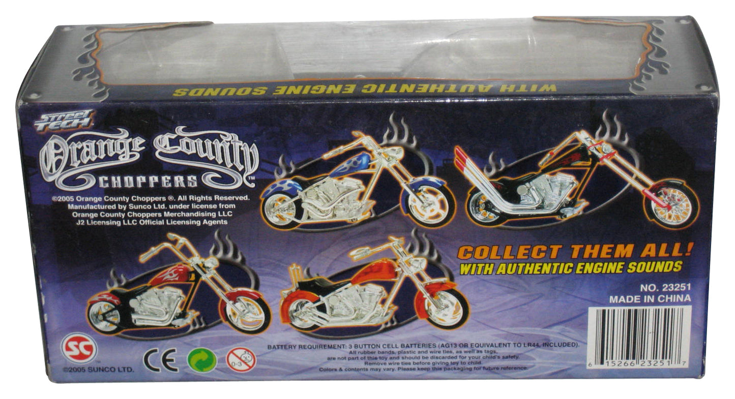 Orange County Choppers Street Tech (2005) Sunco Toy Motorcycle Bike w/ Authentic Engine Sounds