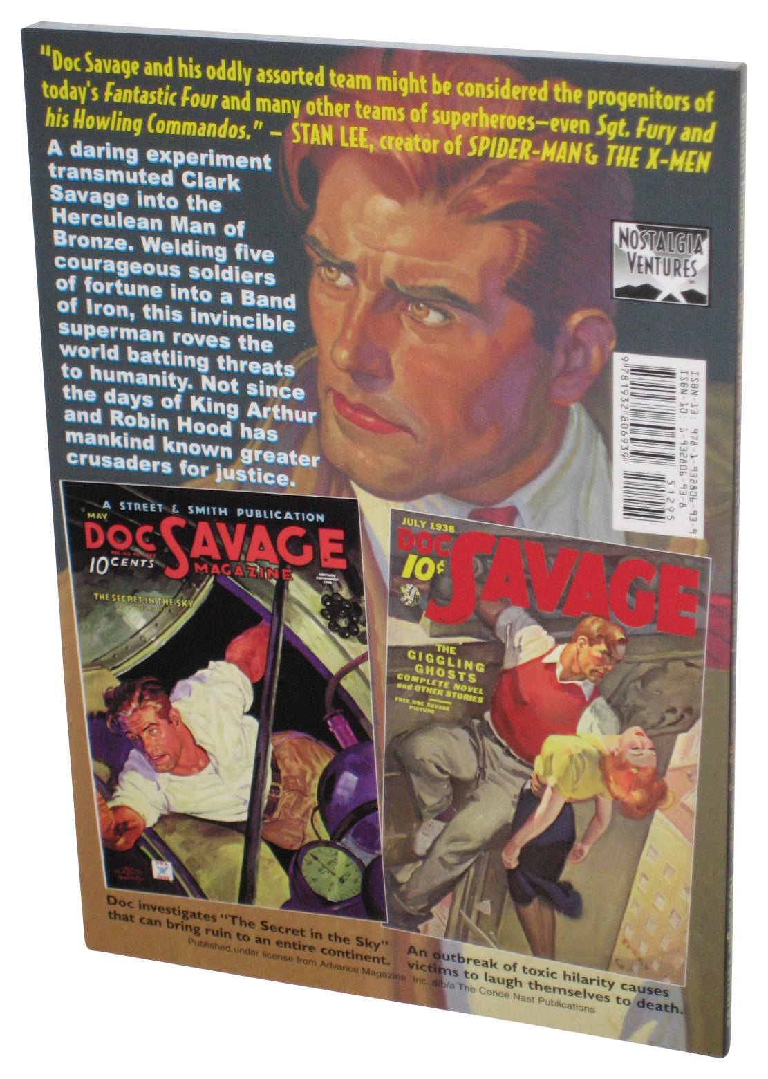 Doc Savage Secret In The Sky & Giggling Ghosts (2008) Paperback Book #16