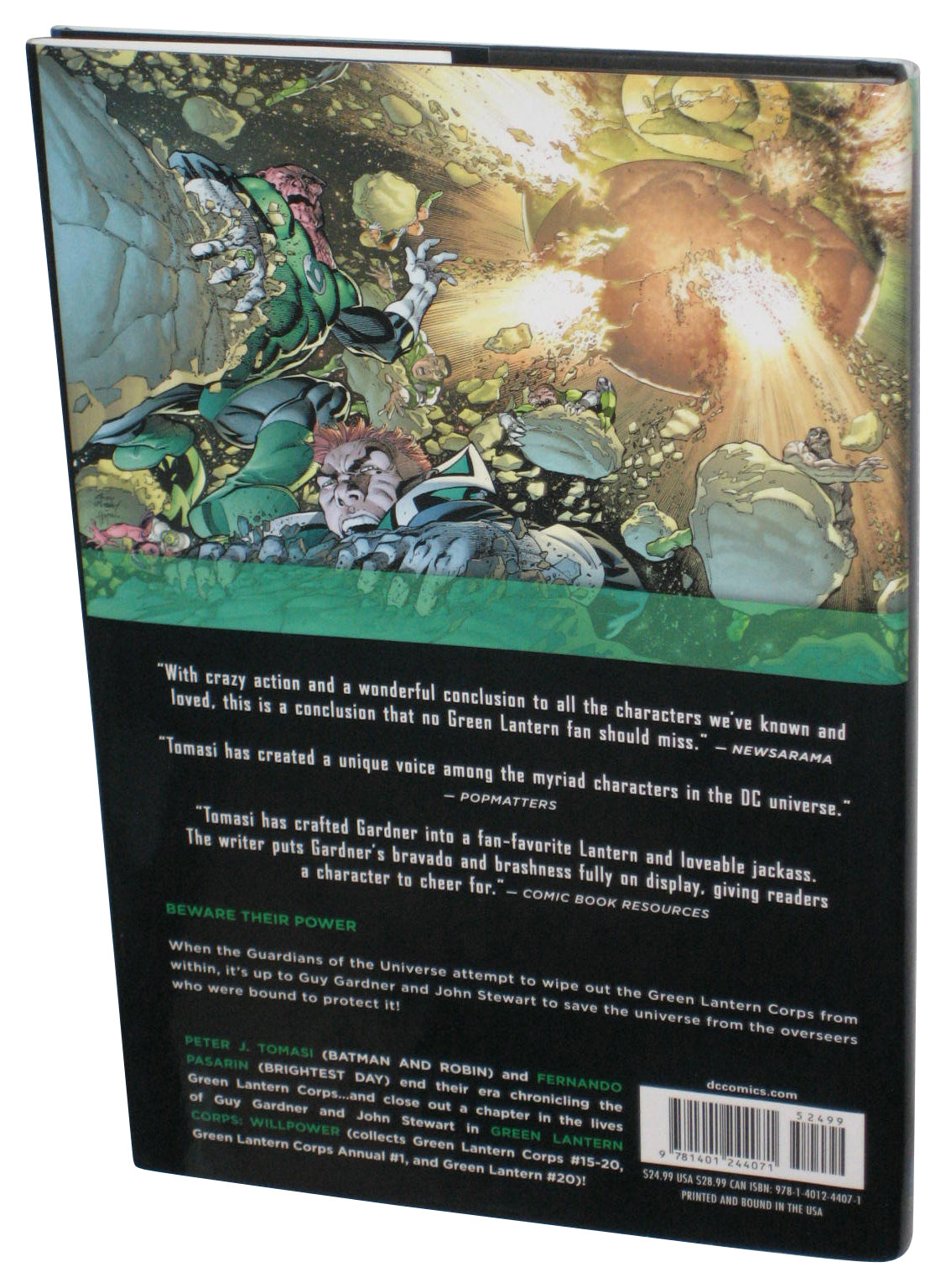 DC Comics Green Lantern Corps 3 Willpower (2013) Hardvcover Book