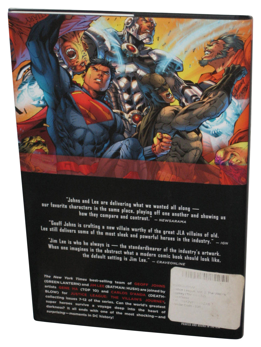 DC Comics New 52 Justice League The Villain's Journey Vol. 2 (2013) Hardcover Book