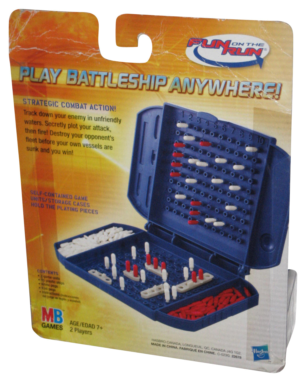 Battleship Fun On The Run Tactical Combat (2009) Hasbro Game