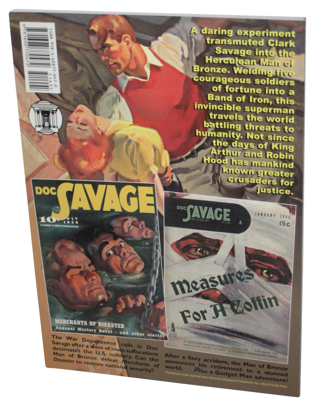 Doc Savage Merchants of Disaster & Measures For A Coffin (2011) Paperback Book #45