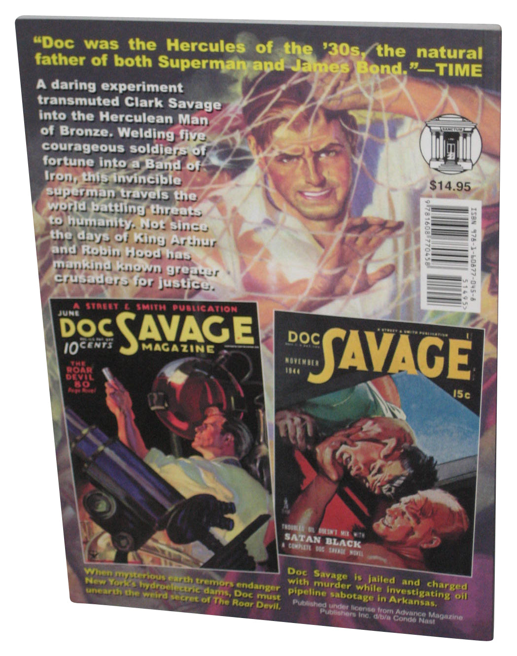 Doc Savage Roar Devil & Satan Black (2011) Paperback Book #44