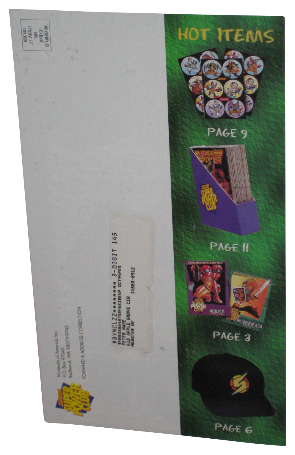 Nintendo Power Super Supplies Catalog Summer / Fall 19 Ninety 4 Book