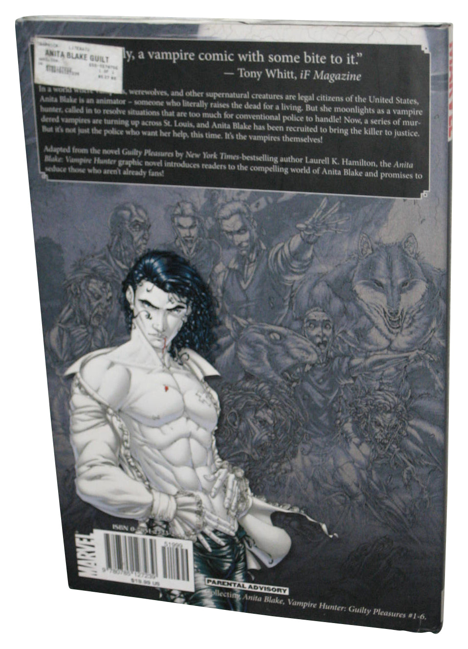 Marvel Comics Anita Blake Vampire Hunter Vol. 1 Guilty Pleasures Hardcover Book