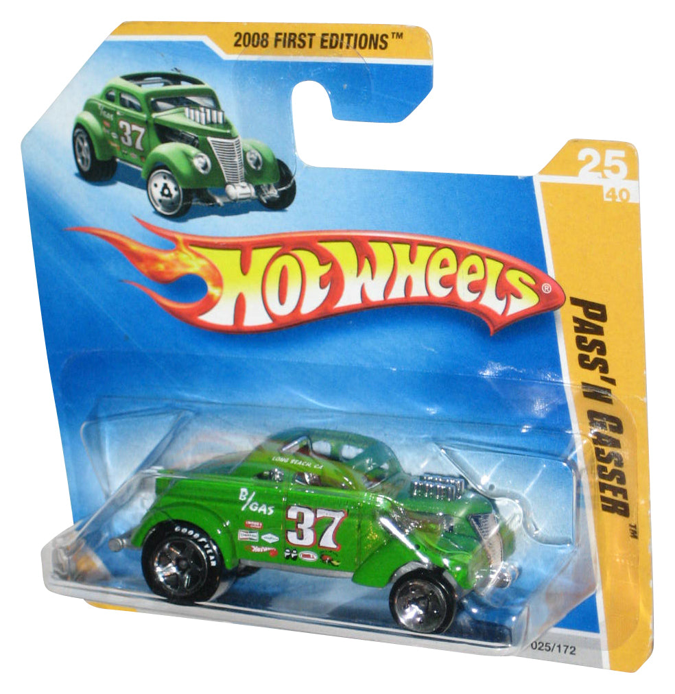 Hot Wheels 2008 First Editions 25/40 Green Pass'N Gasser Toy Car 025/172 - (Short Card)