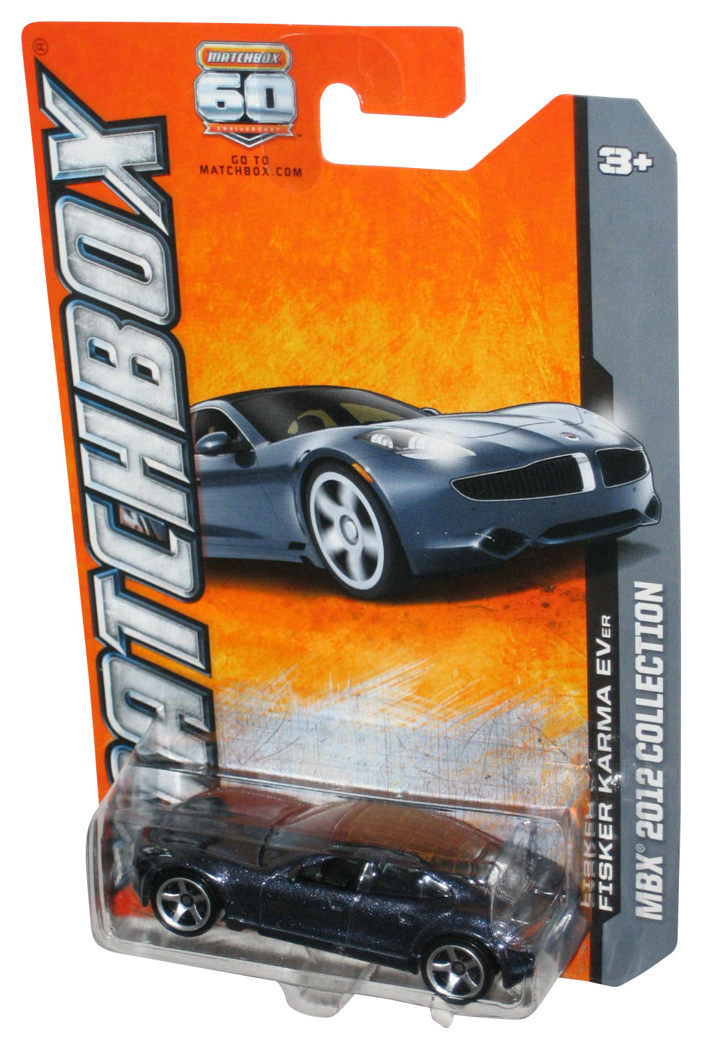 Matchbox MBX 2012 Collection Fisker Karma Ever Toy Car 7/120 - (Cracked Plastic)