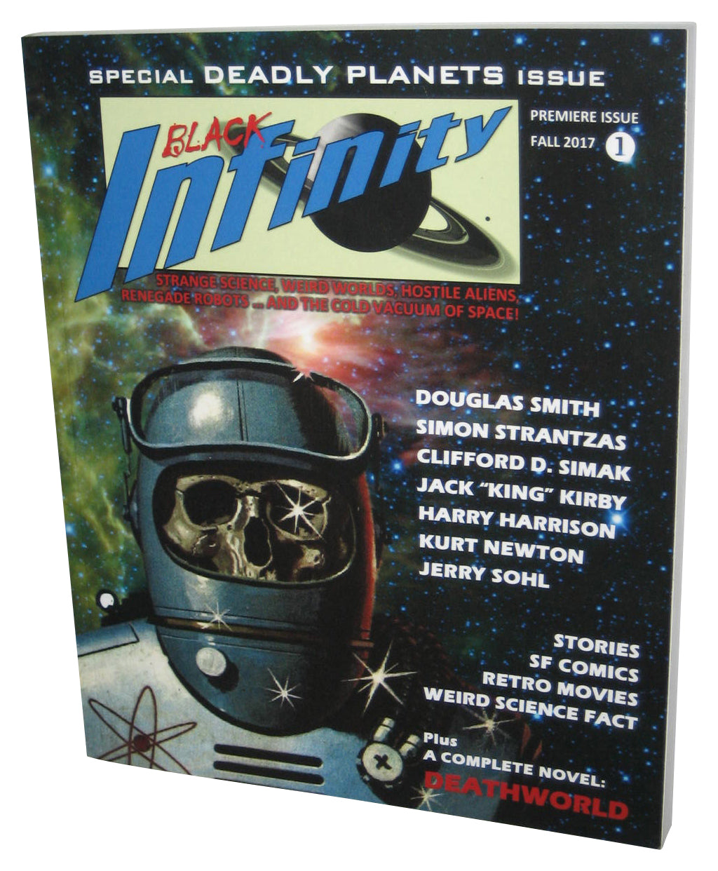 Black Infinity Deadly Planets Fall 2017 Paperback Book