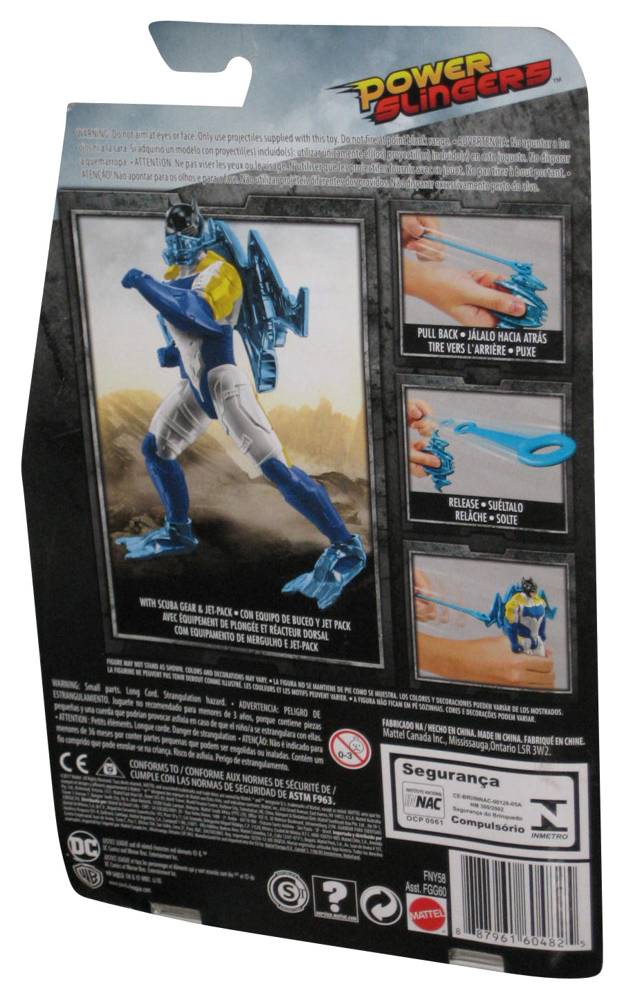 DC Justice League Power Slingers (2017) Mattel Batman Action Figure