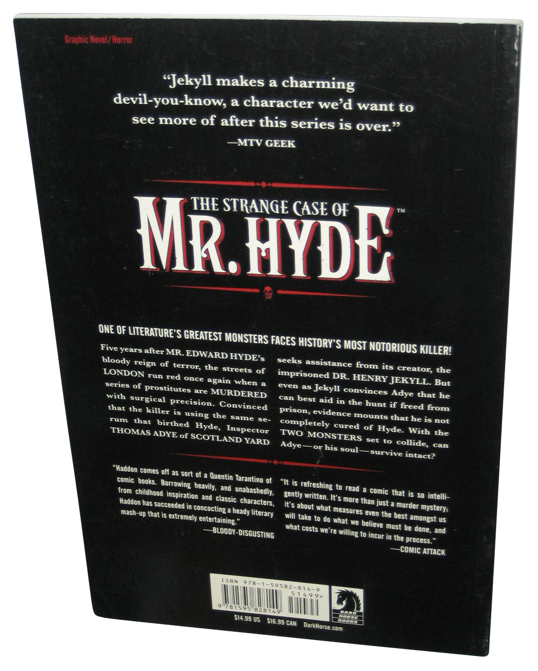 The Strange Case of Mr. Hyde (2012) Dark Horse Paperback Book