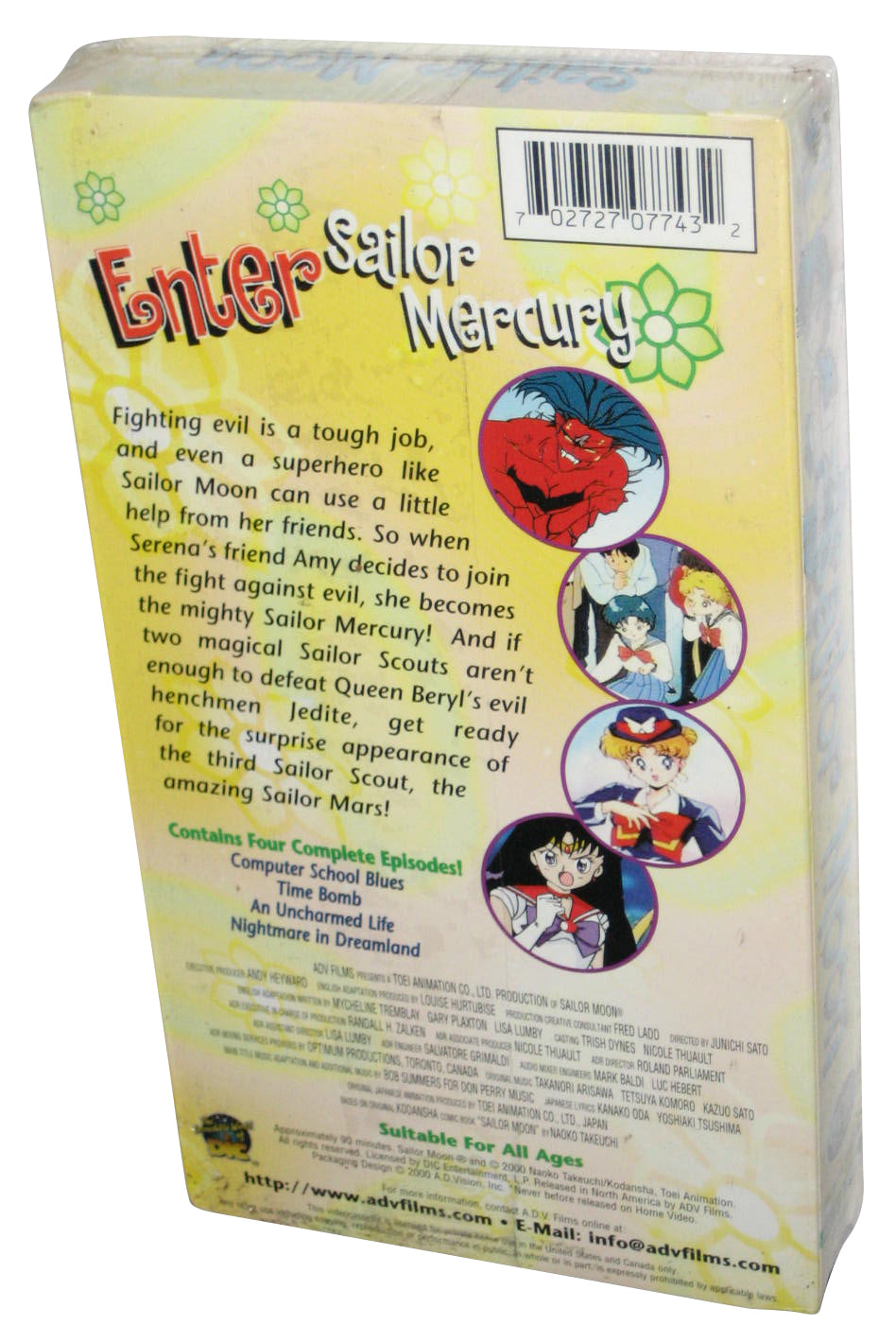 Sailor Moon Power of Friendship Vol. 2 Adv Films (2000) Anime VHS Tape