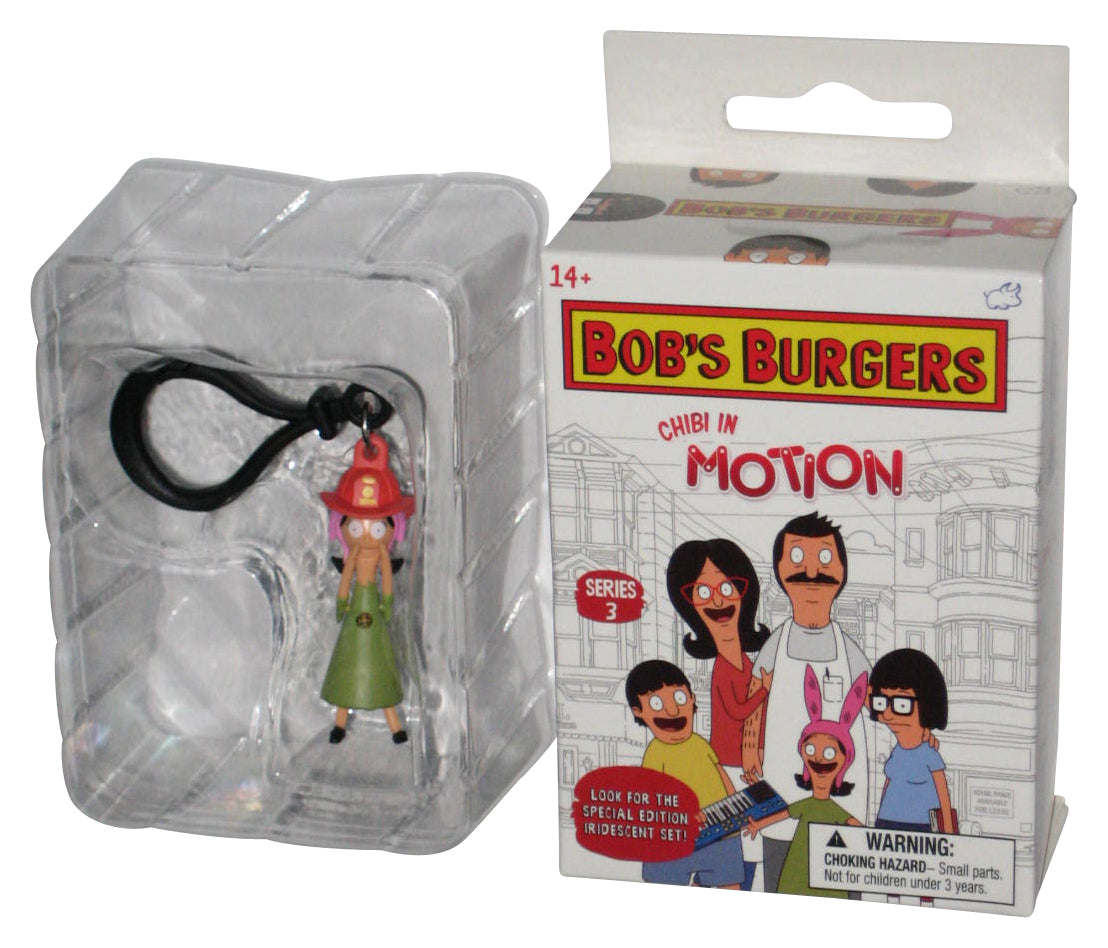 Bob's Burgers Chibi In Motion Firehat Louise Figure Keychain
