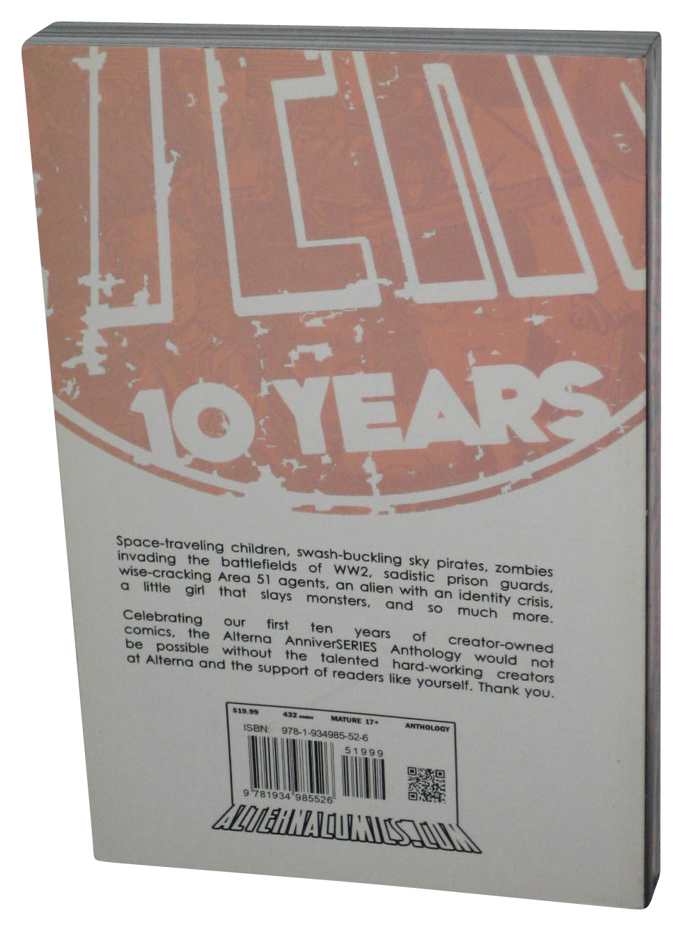 lterna AnniverSERIES Anthology 10 Years of Creator-Owned Comics (2016) Paperback Book