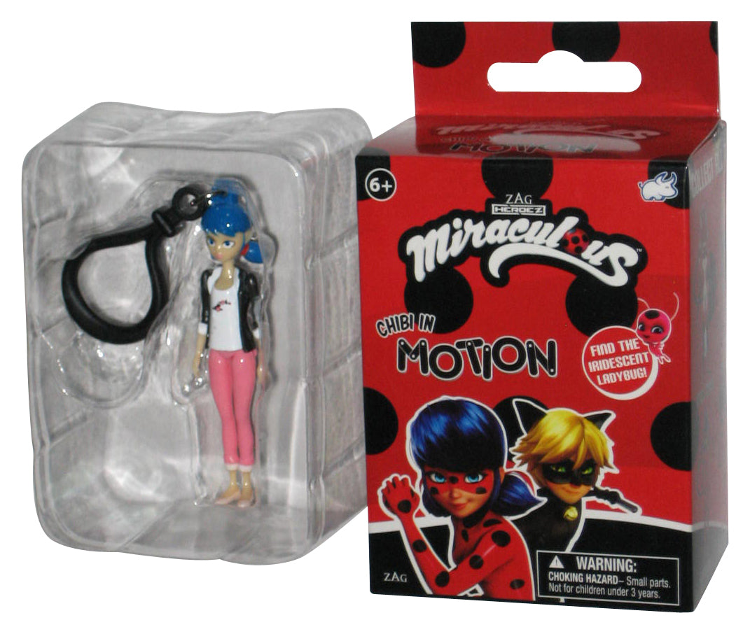 Miraculous Ladybug In Motion Bullsitoy Marinette 3-Inch Mini Figure Keychain