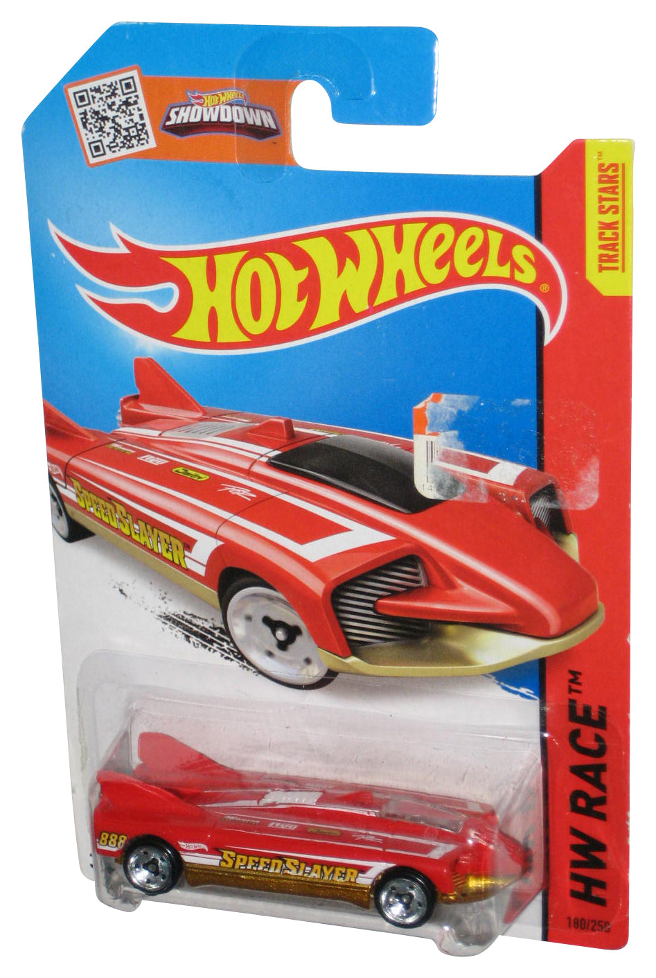 Hot Wheels Showdown HW Race (2013) Speed Slayer Red Car 180/250