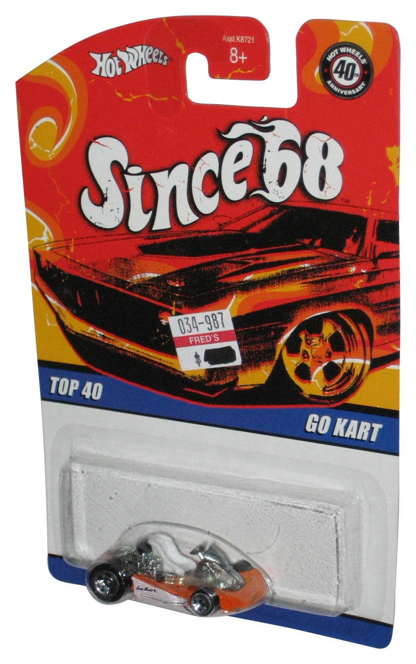 Hot Wheels Since 68 Top 40 (2007) Orange Go Kart Toy Car
