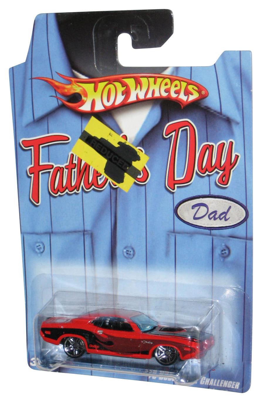 Hot Wheels Father's Day (2008) Mattel Red '70 Dodge Hemi Challenger Toy Car