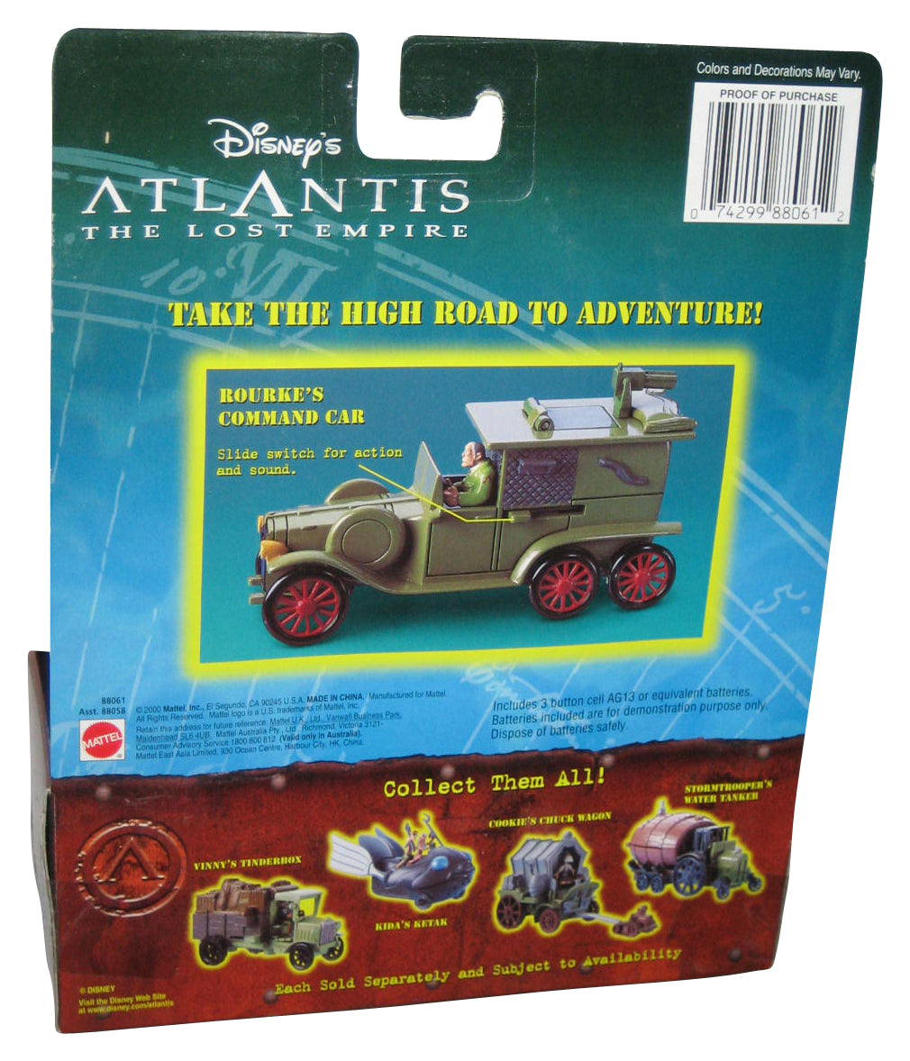 Disney Atlantis The Lost Empire (2000) Mattel Rourke's Command Car Toy Car