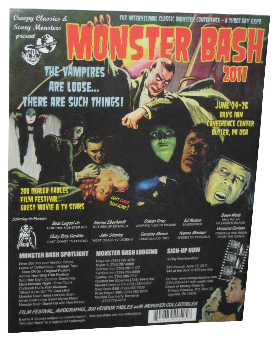Monster Bash Creepy Classic Movies (2011) Magazine Book #11 - (Niagara Falls Frankenstein)
