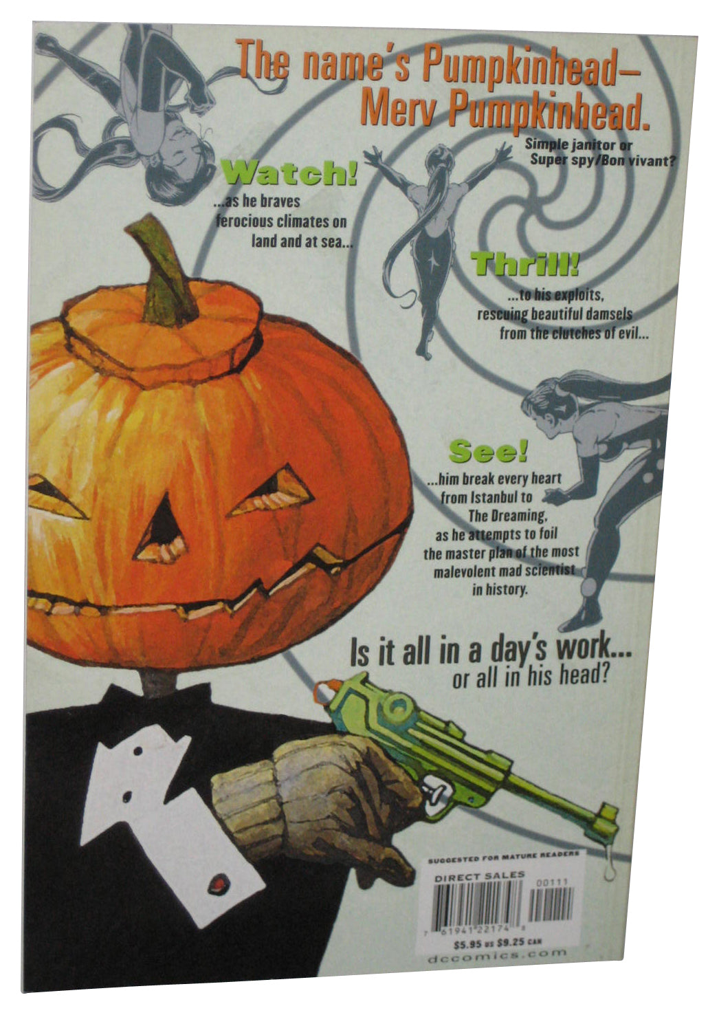 Merv Pumpkinhead Agent of Dream Sandman Series (2000) Paperback Book