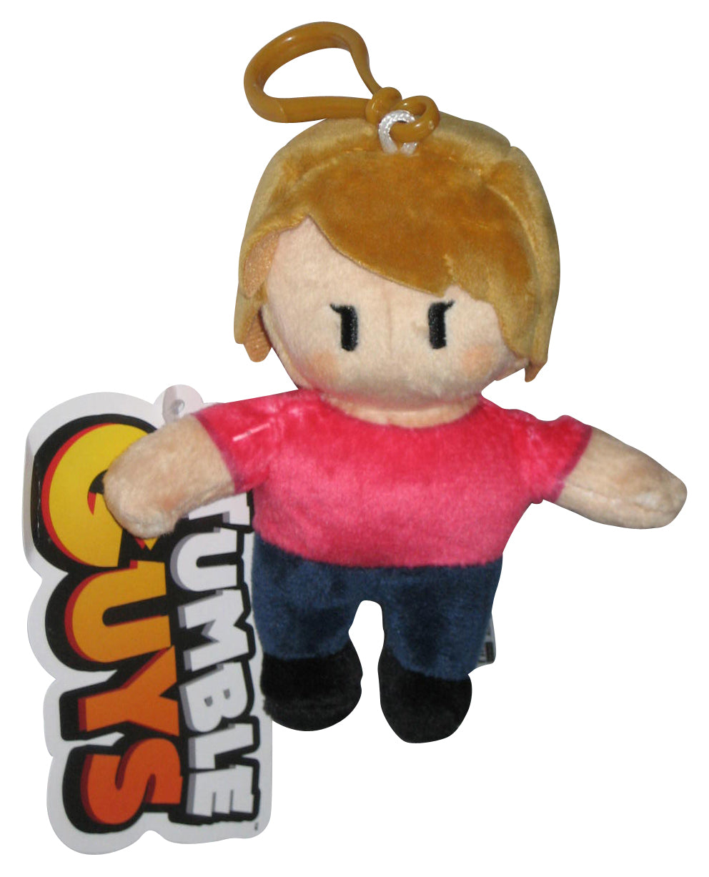 Stumble Guys PMI Kids World 5-Inch Ms. Stumble Clip-On Plush Toy