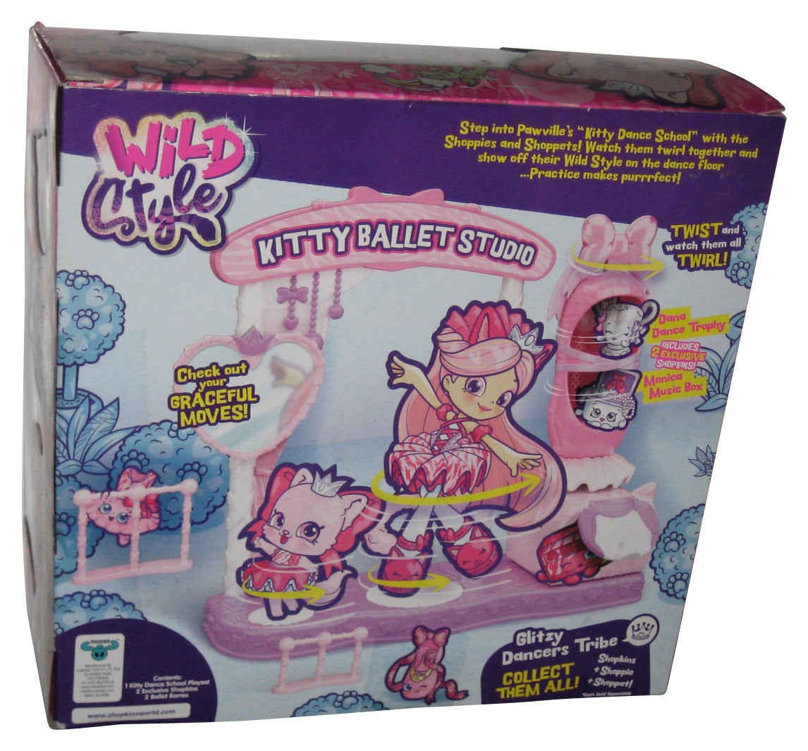 Shopkins Season 9 Wild Style Moose Toys Kitty Dance School Playset