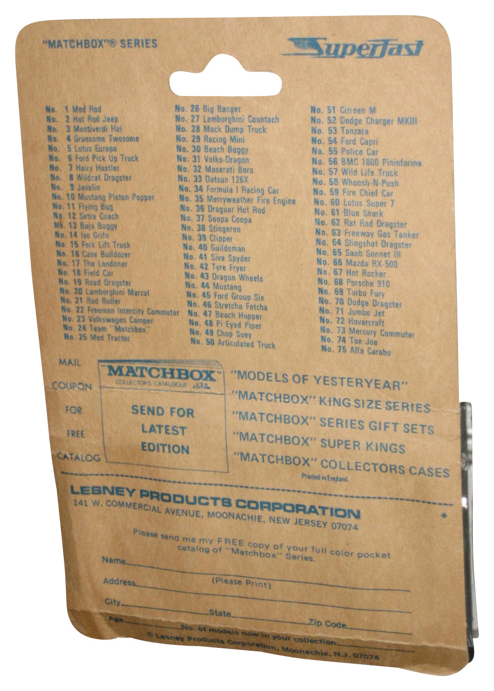 Matchbox Superfast Lesney (1971) Green Hot Rocker Toy Car #67 - (Cracked Plastic)