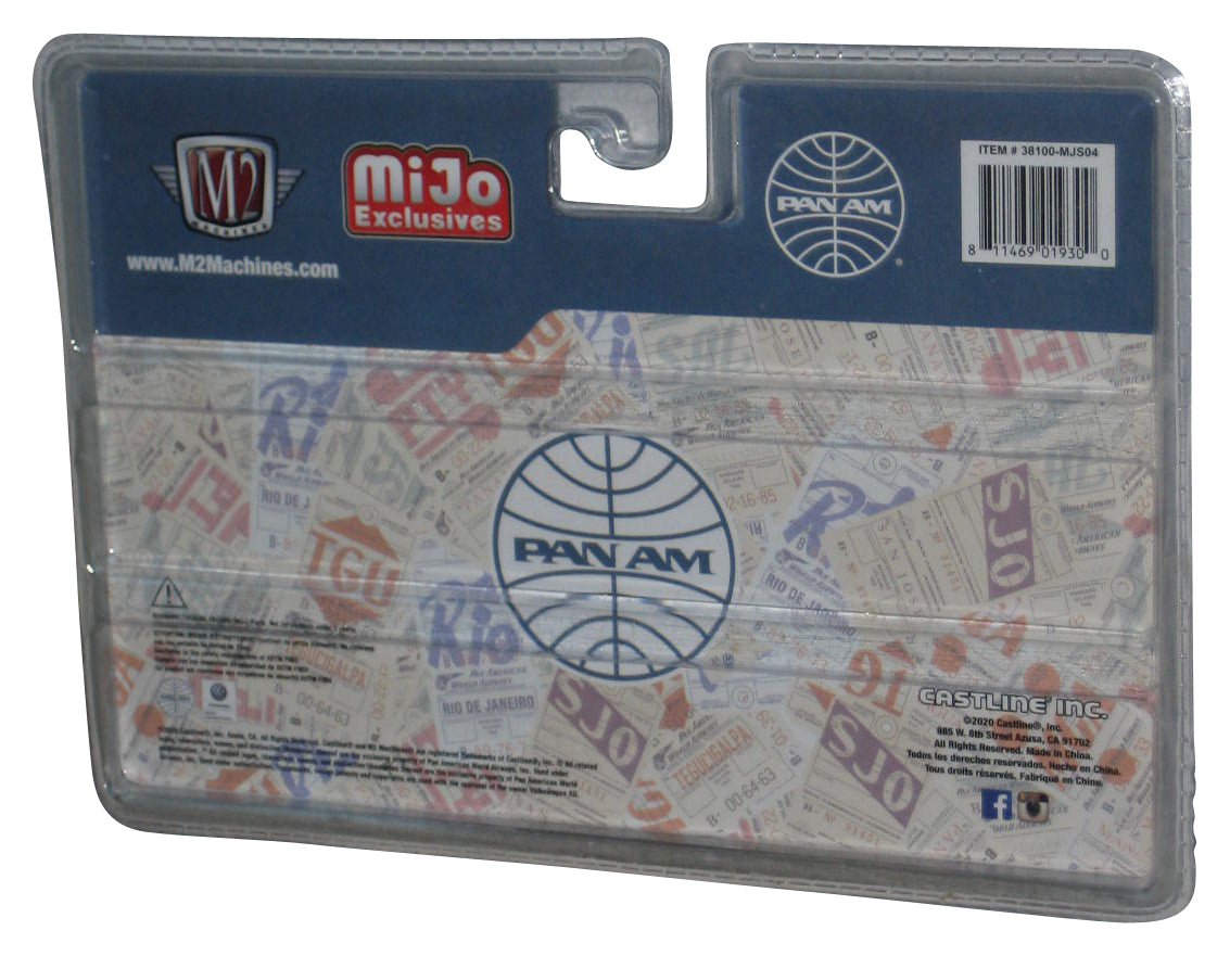 M2 Mijo Exclusive Pan Am (2020) 1958 VW Microbus 15 Window USA Model & Trailer Toy Car Pack