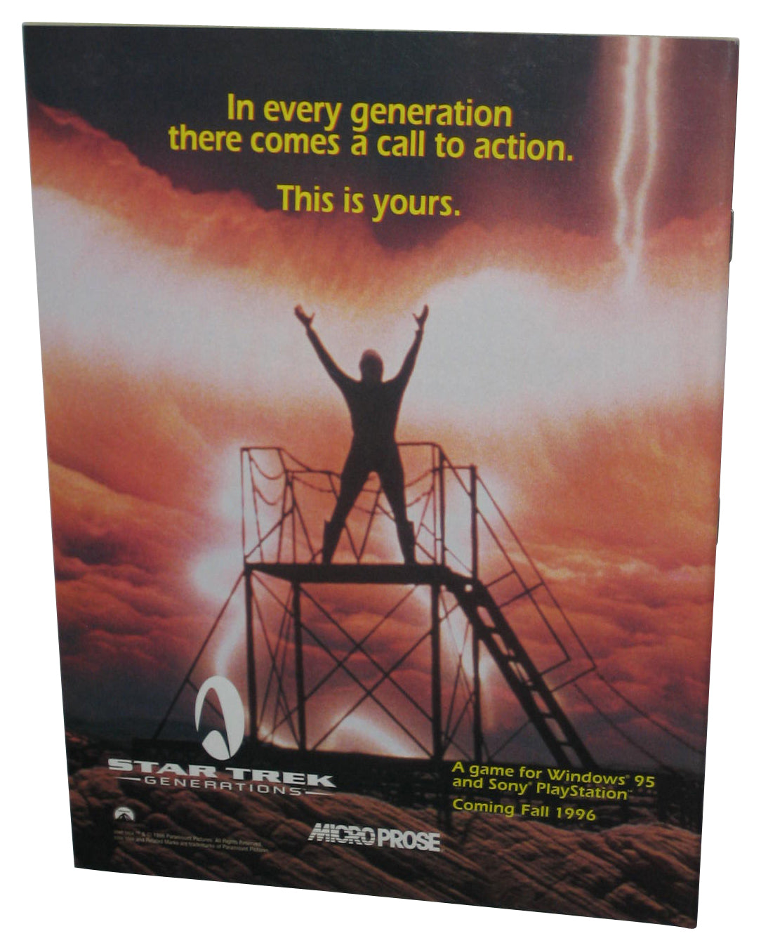 Sci-Fi Flix Star Trek Next 30th Anniversary Special September 1996 Magazine Book w/ Posters