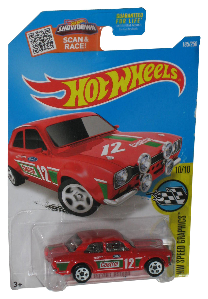 Hot Wheels HW Speed Graphics 10/10 (2015) Red '70 Ford Escort RS1600 Car 185/250