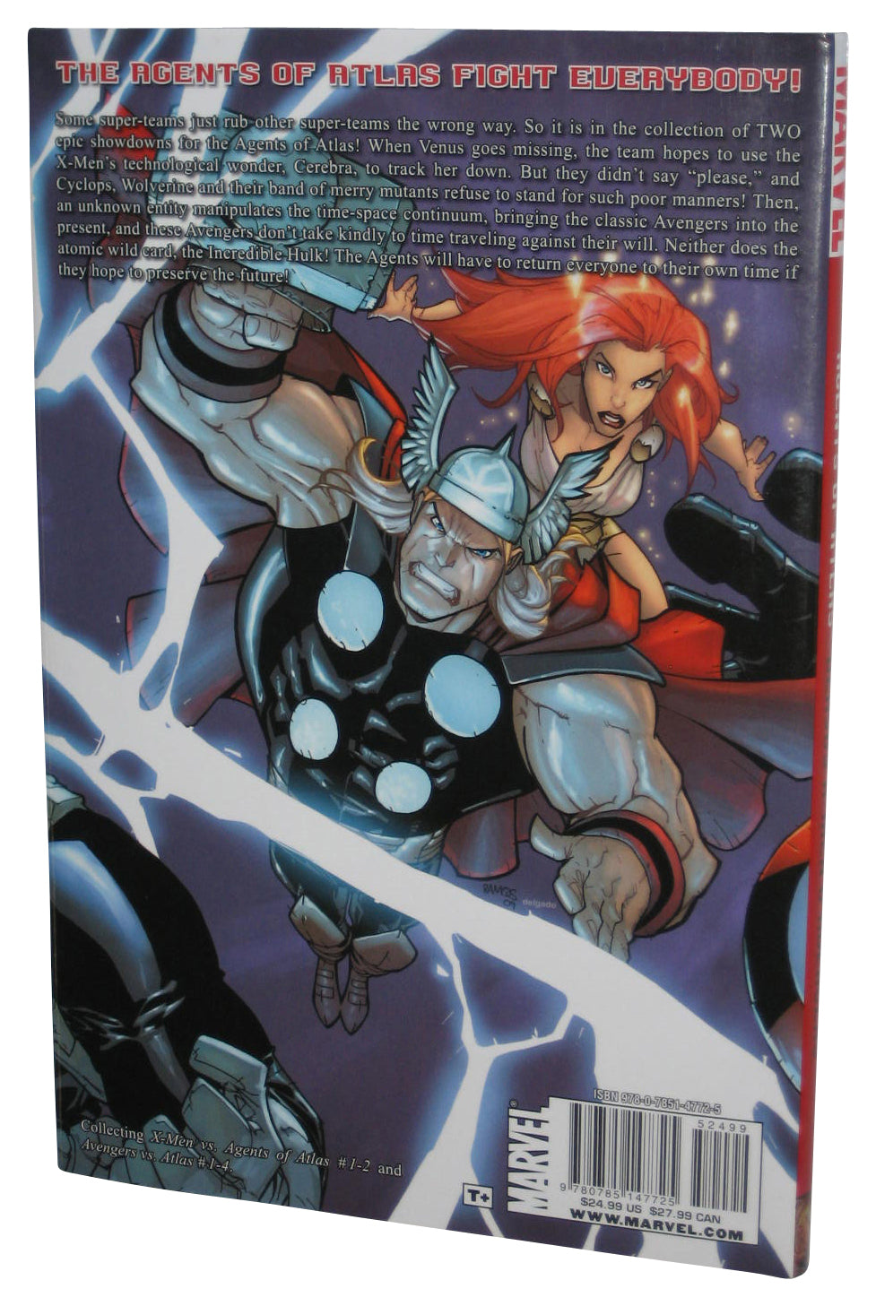 Marvel Comics Agents of Atlas Versus X-Men & Avengers (2010) Hardcover Book