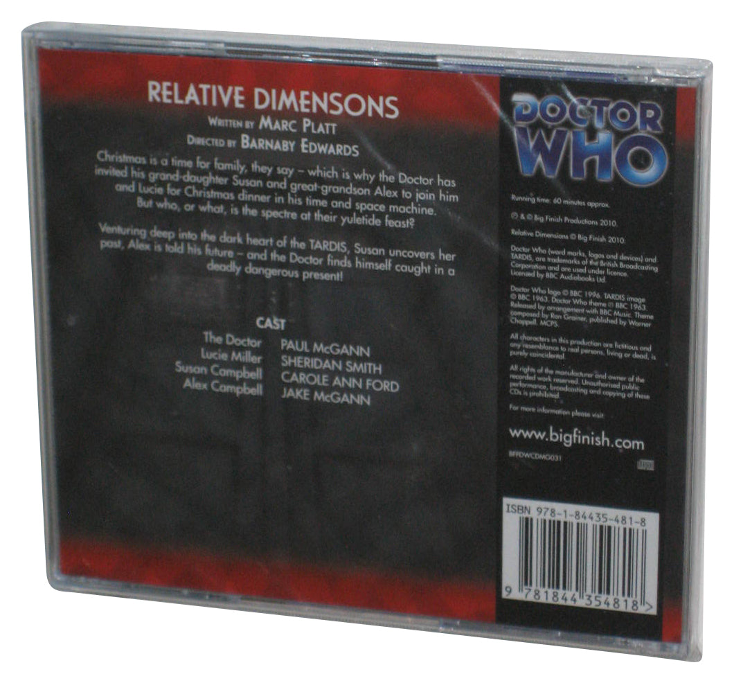Doctor Who Relative Dimensions (2010) Marc Platt Audio CD