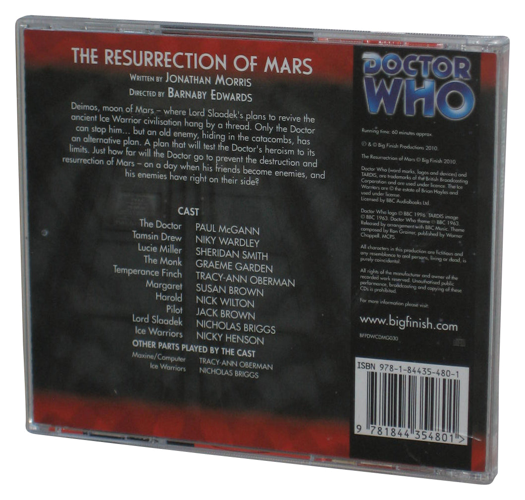 Doctor Who The Resurrection of Mars (2010) Jonathan Morris Audio CD