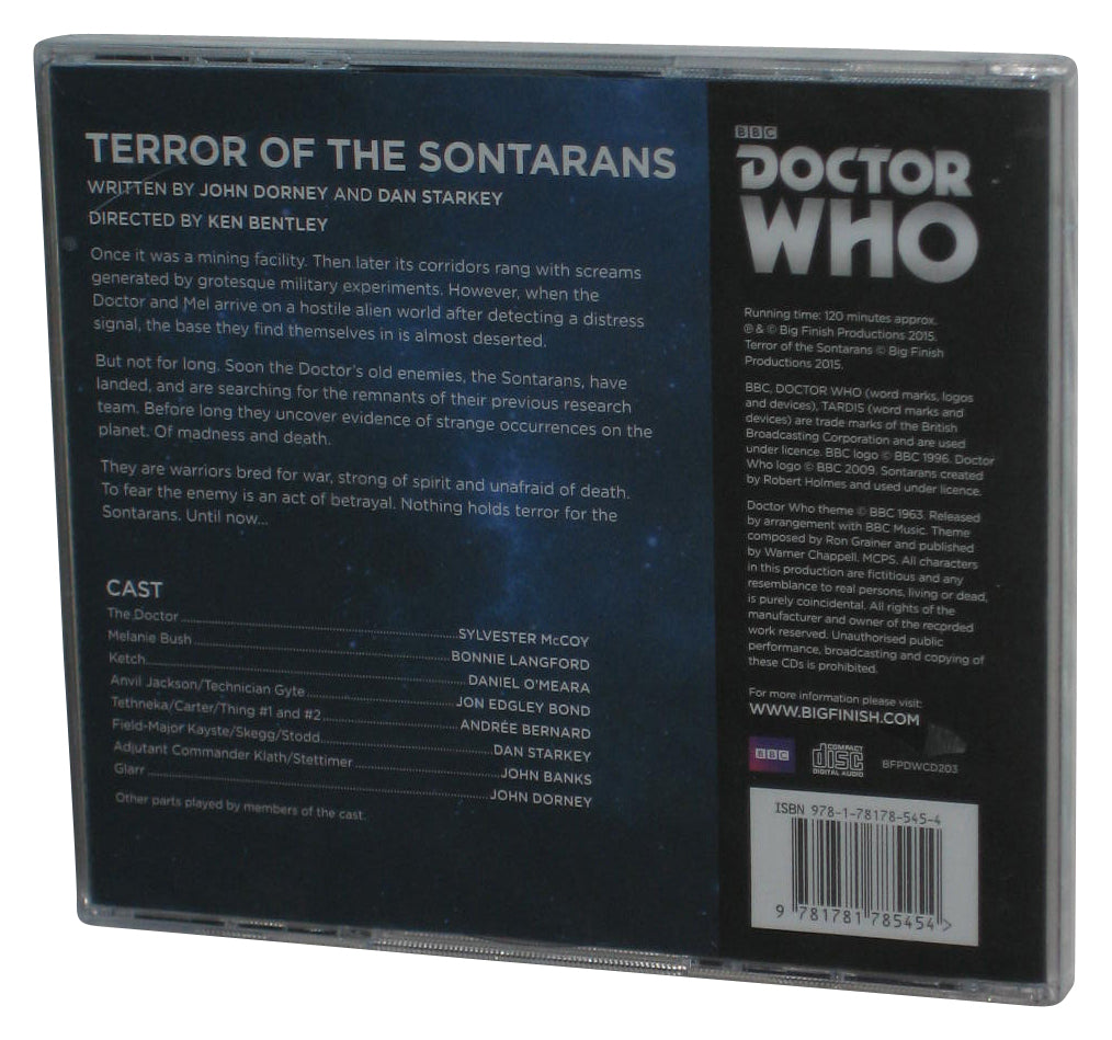Doctor Who Terror of The Sontarans (2015) Full Cast Drama Audio CD