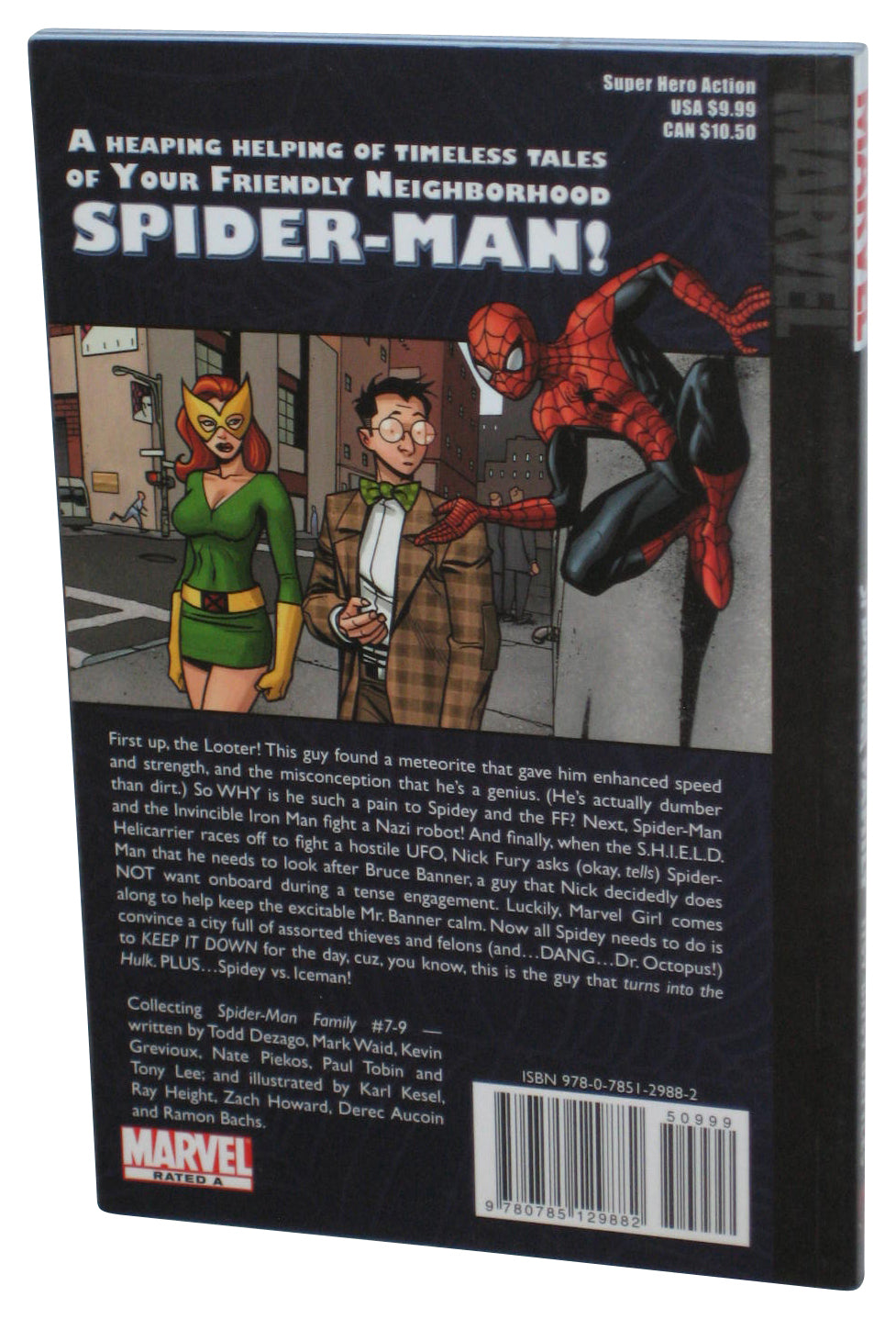 Marvel Adventures Spider-Man Family Itsy-Bitsy Battles (2008) Paperback Book