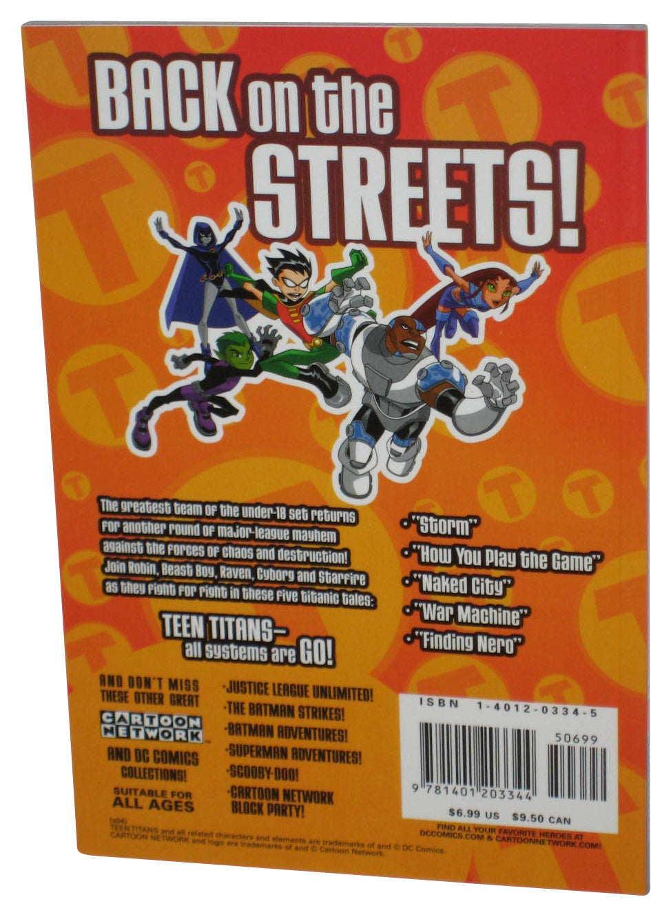 DC Comics Teen Titans Go! Vol. 2 Heroes On Patrol (2004) Cartoon Network Paperback Book