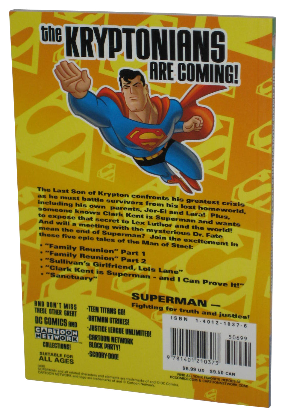 DC Comics Superman Adventures Vol. 3 Last Son of Krypton (2006) Cartoon Network Paperback Book