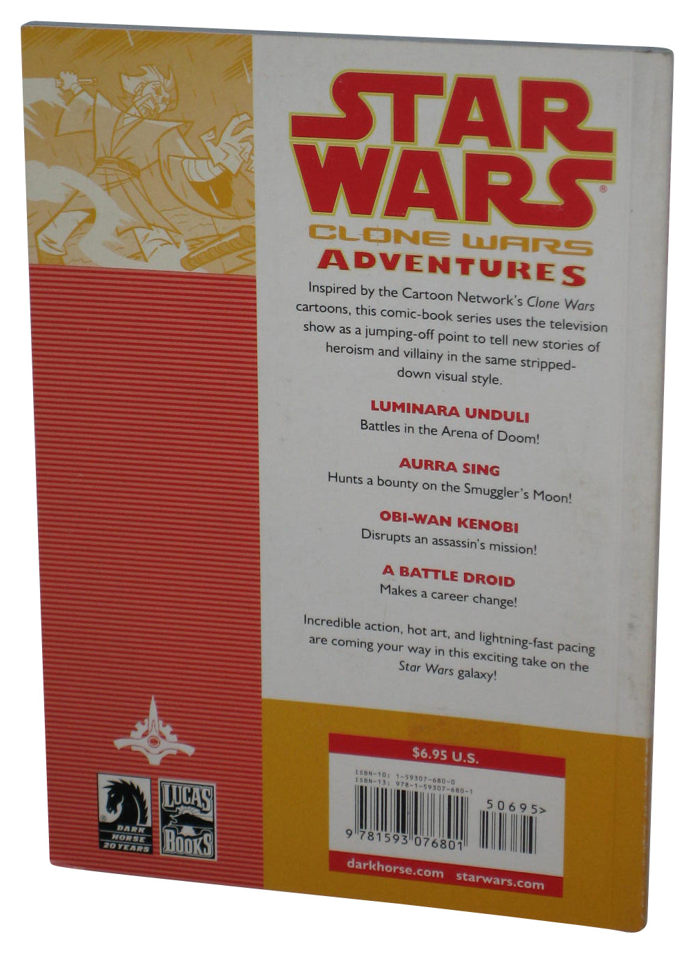 Star Wars Clone Wars Adventures Vol. 8 (2007) Dark Horse Paperback Book