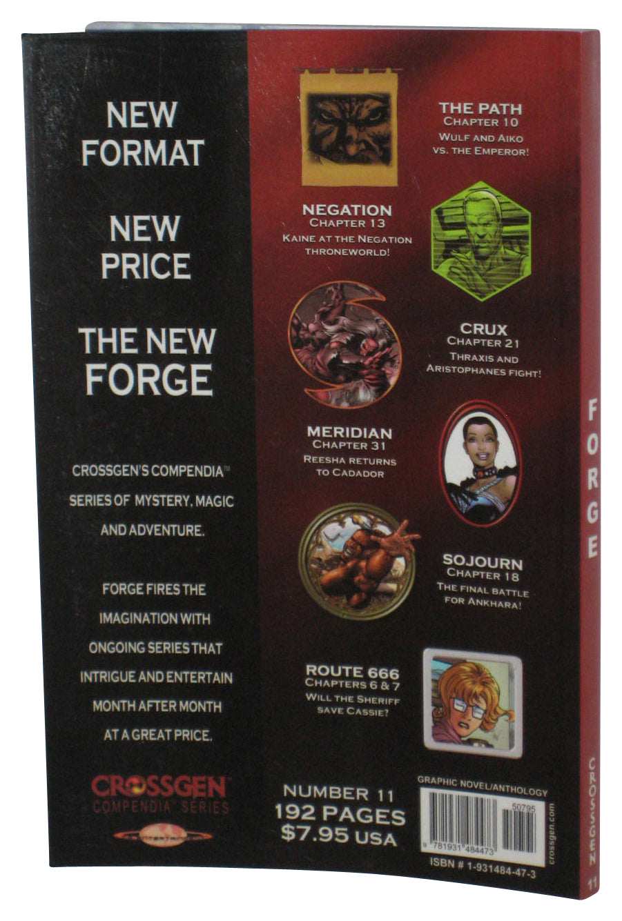 Forge Vol. 11 (2003) Crosssgen Paperback Book